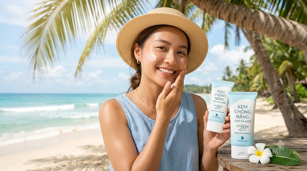 Kem Chống Nắng Cho Da Khô Giúp Dưỡng Ẩm Và Bảo Vệ Da