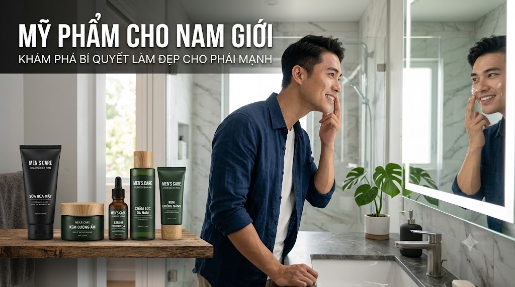 Mỹ Phẩm Cho Nam Giới Phù Hợp Với Từng Loại Da Hiệu Quả