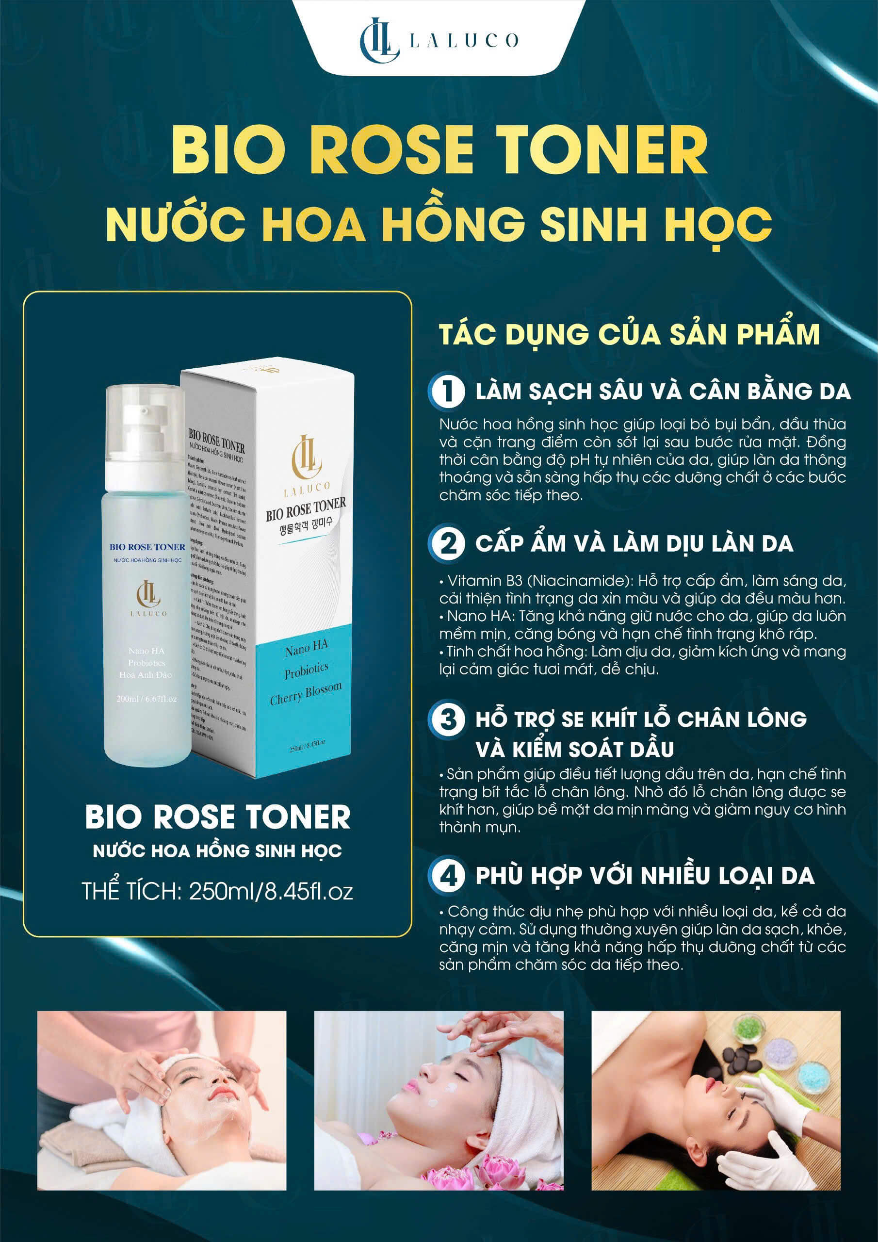 NƯỚC HOA HỒNG SINH HỌC BIO ROSE TONER